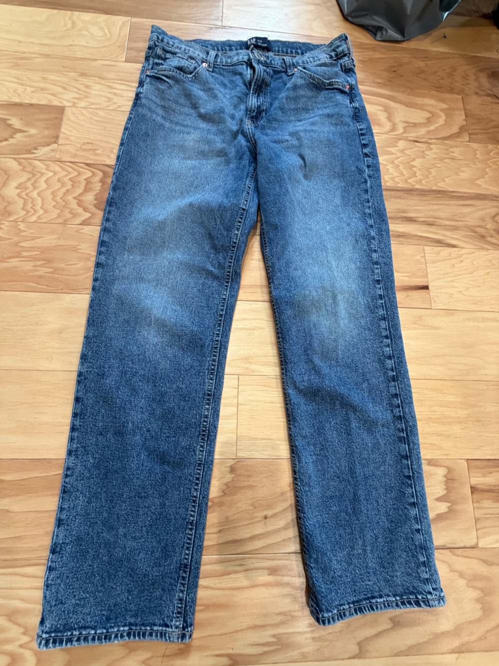 Gap Women’s 90s Loose Jeans Size 12 31 Medium Wash High Rise Wide Leg Denim
